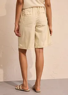 Papertouch bermuda van een katoenmix, bonprix