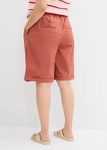 Papertouch bermuda van een katoenmix, bonprix