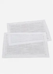 Placemats met broderie anglaise (set van 2), bonprix