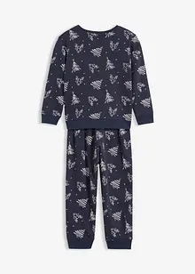 Pyjama van puur biologisch katoen (2-dlg. set), bonprix