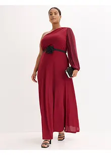 One shoulder jurk met glitters, bonprix