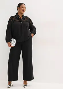 Blouse met kant, bonprix