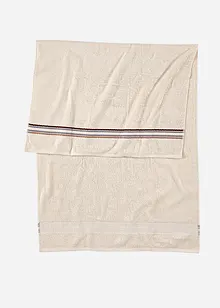 Handdoek met gestreepte details, bonprix