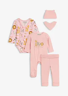 Baby starter set van biologisch katoen (5-dlg. set), bonprix