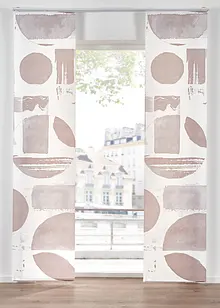 Ondoorzichtig paneelgordijn met print (1 stuk), bonprix