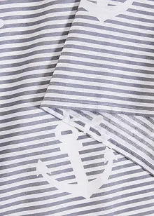 Plaid met maritiem design, bonprix