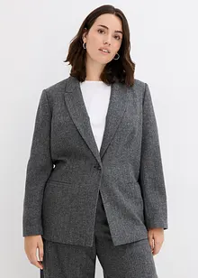 Wollen blazer met visgraatpatroon, bonprix