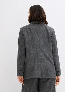 Wollen blazer met visgraatpatroon, bonprix
