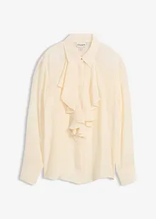 Blouse met zijde, bonprix