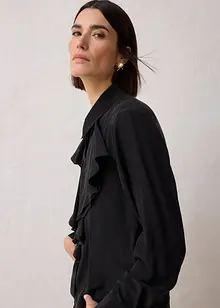 Blouse met zijde, bonprix