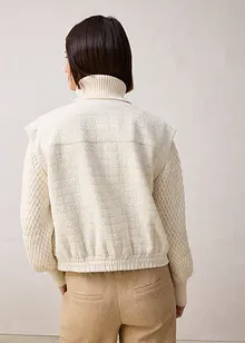 Mouwloze blazer met wol, bonprix