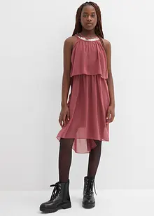 Feestelijke meisjes jurk van chiffon, bonprix