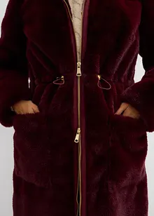 Lange teddy jas, bonprix