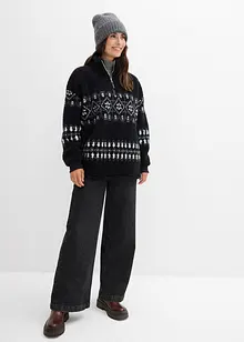 Teddy fleece trui, bonprix