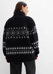 Teddy fleece trui, bonprix