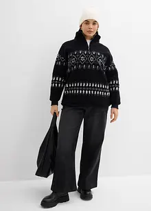 Teddy fleece trui, bonprix