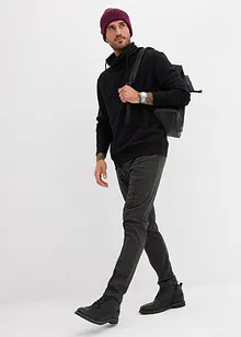 Sweater met sjaalkraag van biologisch katoen, bonprix