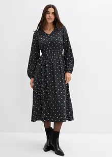 Maxi jurk van soepele viscose, bonprix