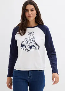 Raglan longsleeve van puur katoen, bonprix