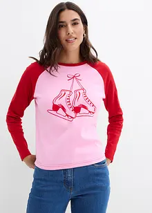 Raglan longsleeve van puur katoen, bonprix