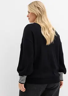 Oversized trui met sterren, bonprix
