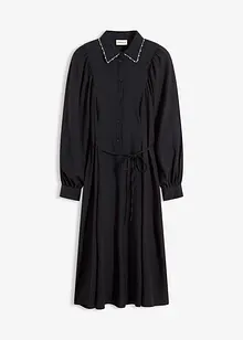 Midi-jurk met parelapplicatie, bonprix