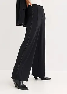 Instapbroek van Punto di Roma met glittersteentjes, bonprix