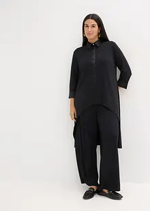 Jersey blouse met satijnen versieringen, bonprix