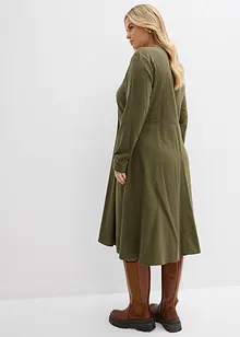 Flanellen jurk van katoen, bonprix