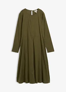 Flanellen jurk van katoen, bonprix