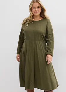 Flanellen jurk van katoen, bonprix