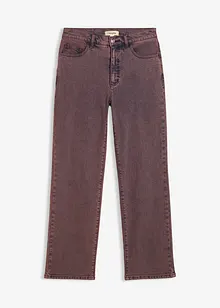 Twill broek met acid wash, bonprix