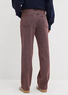 Twill broek met acid wash, bonprix