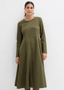 Flanellen jurk van katoen, bonprix