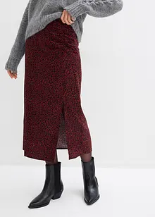 Midi rok van soepele viscose, bonprix