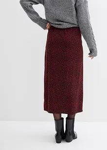 Midi rok van soepele viscose, bonprix