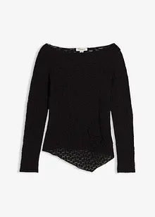 Longsleeve van kant, bonprix