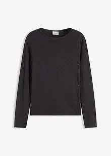 Fijngebreide trui in een soepele viscosemix, bonprix