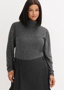 Longsleeve van een soepele viscosemix, bonprix