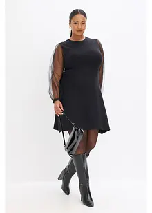 Gebreide jurk van een soepele viscosemix, bonprix