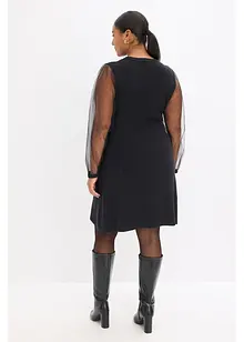 Gebreide jurk van een soepele viscosemix, bonprix