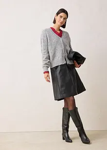 Ajour vest met wol, bonprix