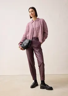 Ajour vest met wol, bonprix