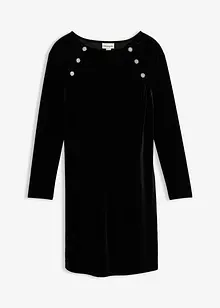 2-in-1 feestelijke zwangerschaps- en voedingsjurk van zacht fluweel, bonprix