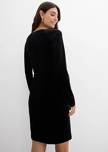 2-in-1 feestelijke zwangerschaps- en voedingsjurk van zacht fluweel, bonprix