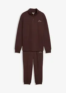 Joggingpak van katoen (2-dlg. set), loose fit, bonprix