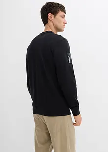 Sweater met borstzakje van biologisch katoen, bonprix