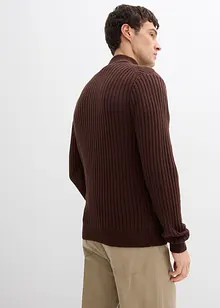 Geribde vest van een katoenmix, bonprix