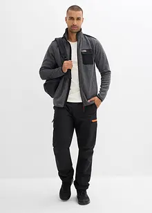 Gebreid fleece vest, bonprix