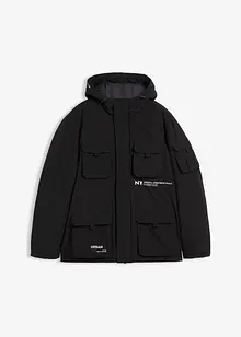 Gewatteerde jas met sportieve details, bonprix